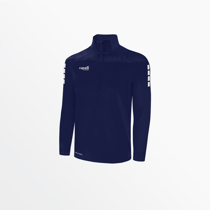 capelli MEN'S TRIBECA 1/4 ZIP TRAINING JACKET Navy