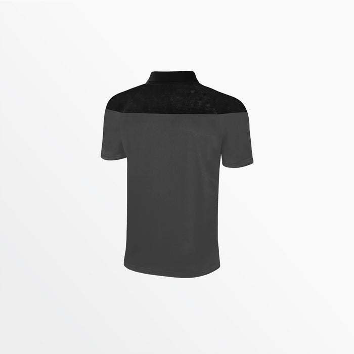 Capelli MEN'S TRIBECA POLY POLO Dark Grey Black