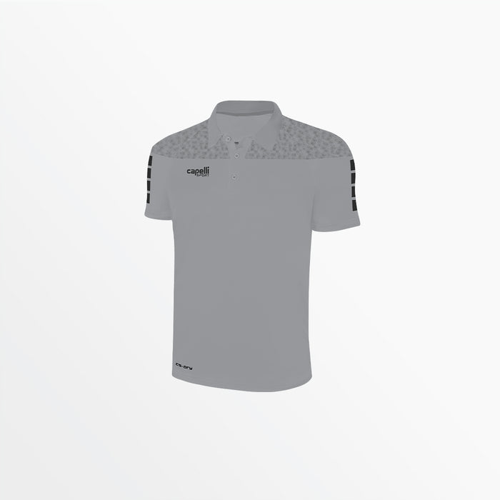 capelli MEN'S TRIBECA POLY POLO Light Grey