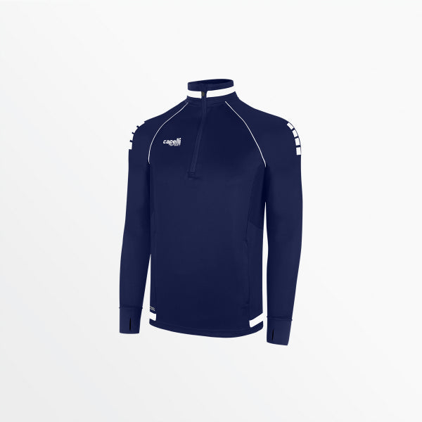 capelli MEN'S UPTOWN 1/4 ZIP TRAINING TOP Navy