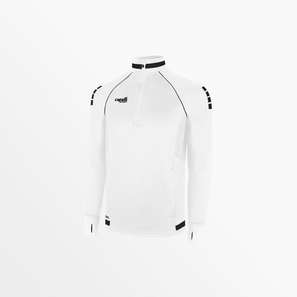 capelli MEN'S UPTOWN 1/4 ZIP TRAINING TOP White