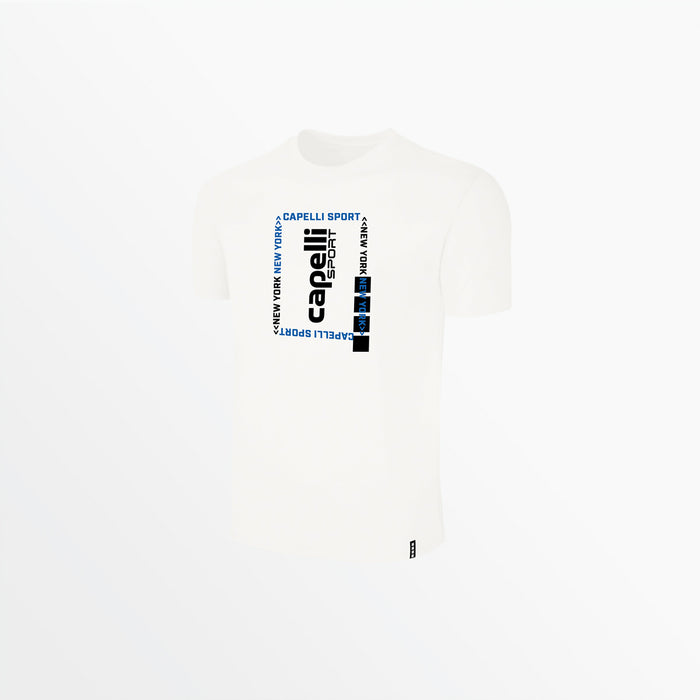 capelli MEN'S VERTICAL DISRUPTOR TEE Off White