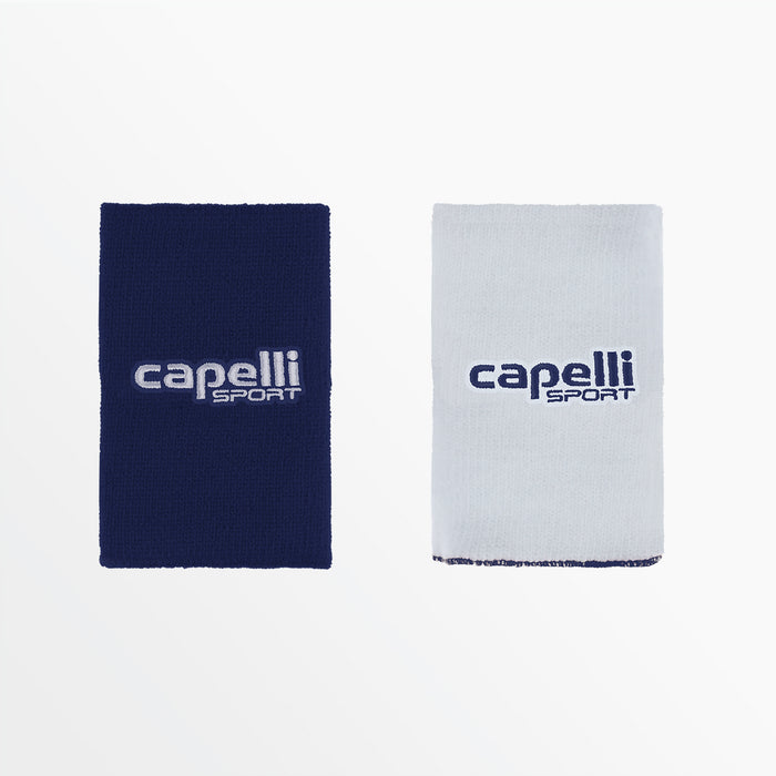 capelli REVERSIBLE EXTRA WIDE WRISTBANDS Navy