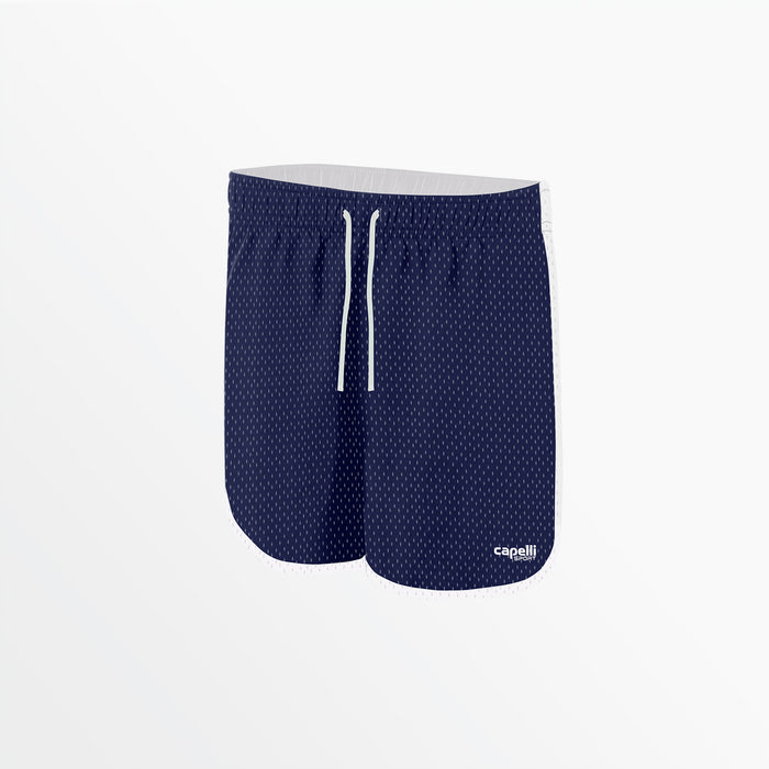 capelli WOMEN'S 2-TONE MESH SHORTS Navy