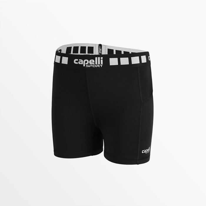 capelli WOMEN'S 3" PERFORMANCE SHORTS Black