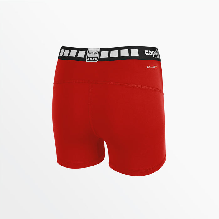 Capelli WOMEN'S 3" PERFORMANCE SHORTS Red