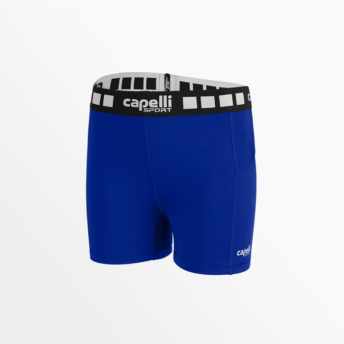 capelli WOMEN'S 3" PERFORMANCE SHORTS Royal Blue