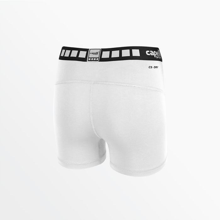 Capelli WOMEN'S 3" PERFORMANCE SHORTS White