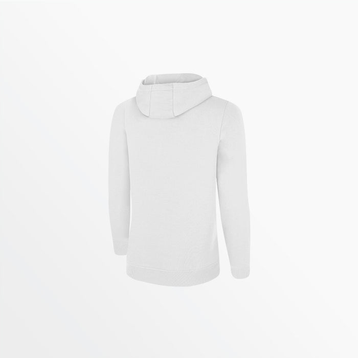 Capelli WOMEN'S BASIC FLEECE ZIP UP HOODIE White