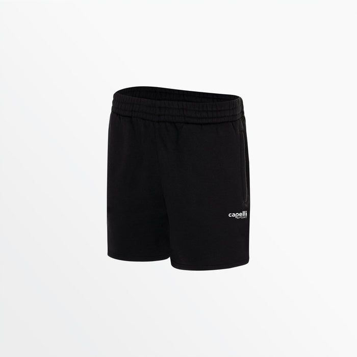 capelli WOMEN'S BASICS FLEECE SHORTS Black