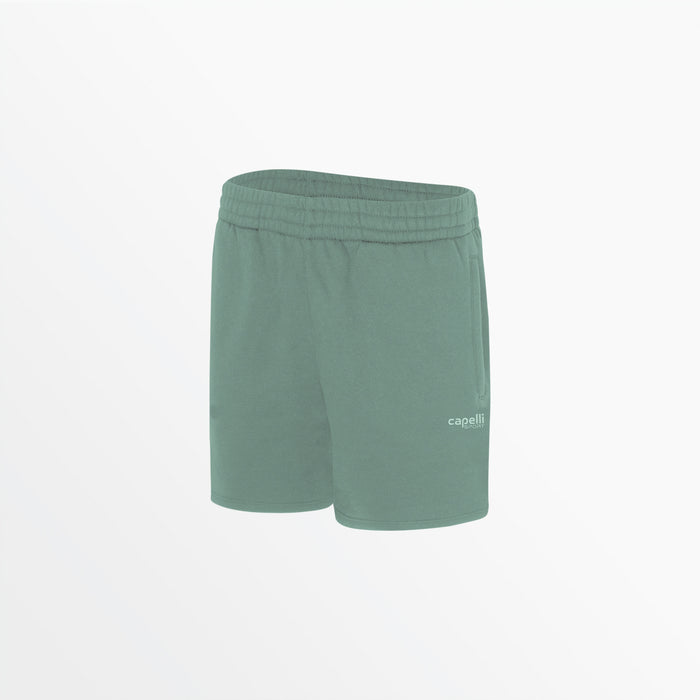 capelli WOMEN'S BASICS FLEECE SHORTS Sea Green