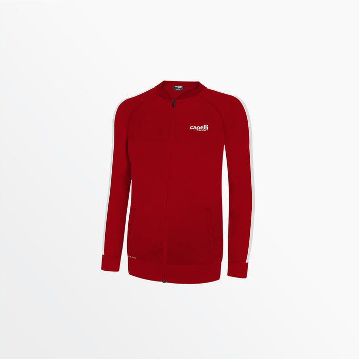 capelli WOMEN'S BASICS ⅠⅠ BLOCK TRACK JACKET Red
