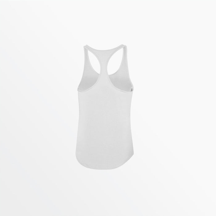 Capelli WOMEN'S BASICS RACER BACK TANK White