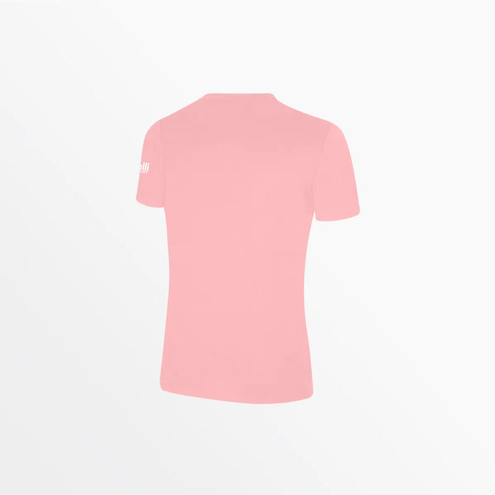 Capelli WOMEN'S BASICS TEE WITH SLEEVE LOGO Blush