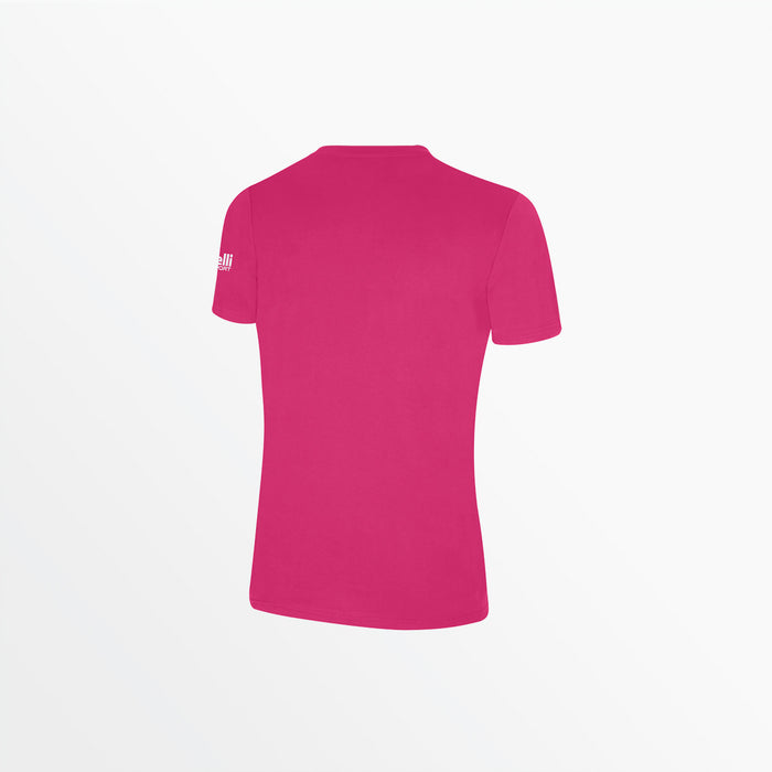 Capelli WOMEN'S BASICS TEE WITH SLEEVE LOGO Pink