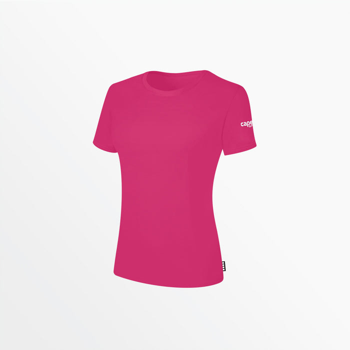 capelli WOMEN'S BASICS TEE WITH SLEEVE LOGO Pink