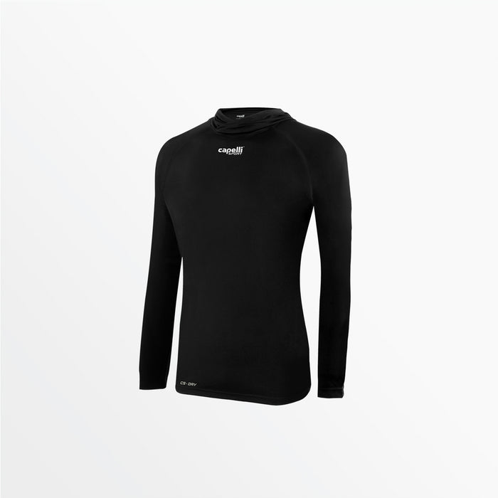 capelli WOMEN'S CLUB LONG SLEEVE POLY TEE Black