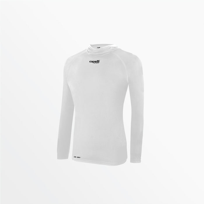 capelli WOMEN'S CLUB LONG SLEEVE POLY TEE White