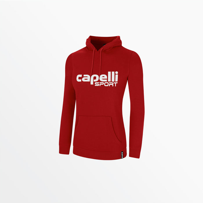 capelli WOMEN'S LOGO FLEECE PULLOVER HOODIE
