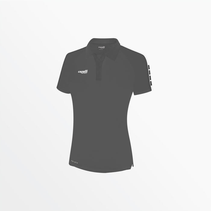 capelli WOMEN'S MADISON POLY POLO Medium Grey