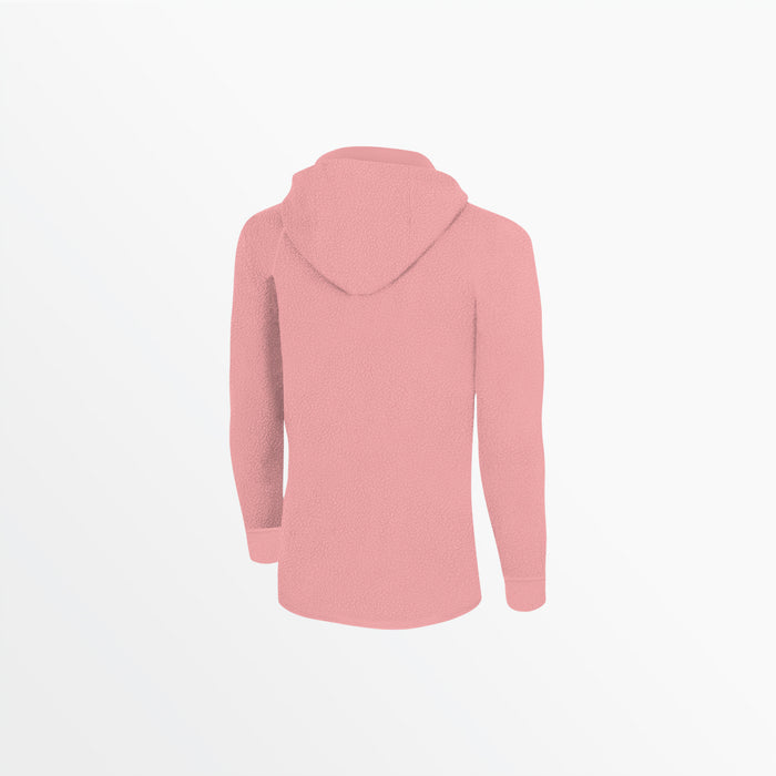 Capelli WOMEN'S SHERPA ZIP UP HOODIE Blush