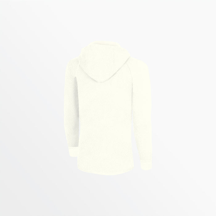 Capelli WOMEN'S SHERPA ZIP UP HOODIE Coconut