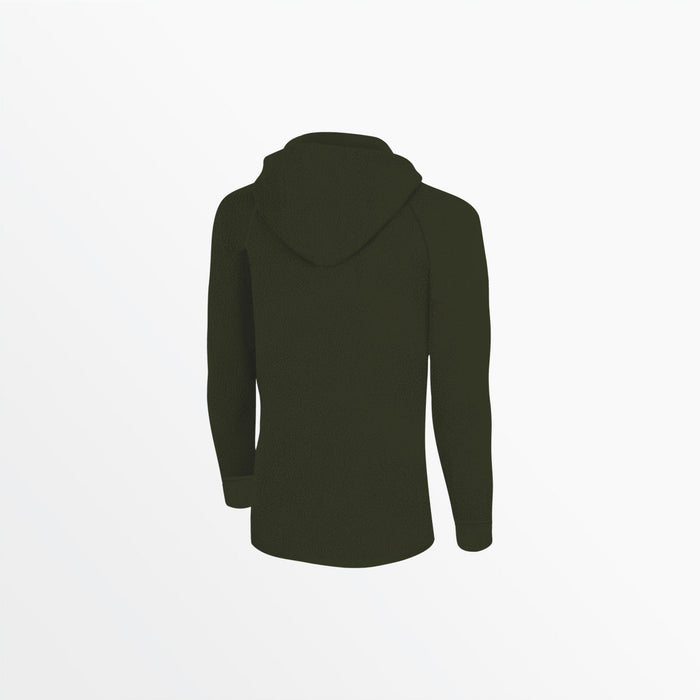 Capelli WOMEN'S SHERPA ZIP UP HOODIE Dark Green