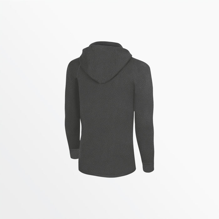 Capelli WOMEN'S SHERPA ZIP UP HOODIE Medium Grey