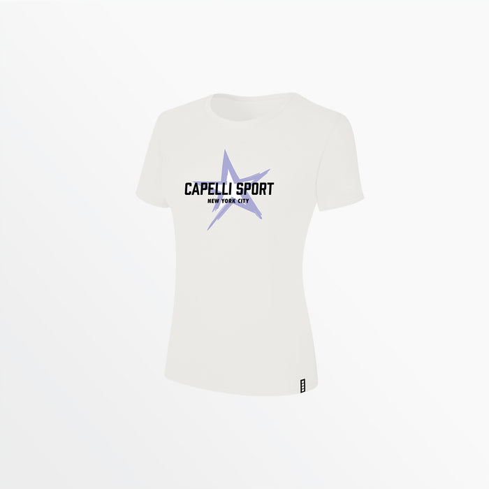 capelli WOMEN'S STRIKE STAR TEE Off White