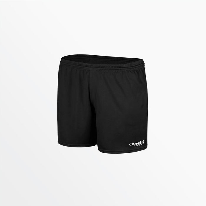 capelli WOMEN'S TEAM MATCH SHORTS 3" INSEAM Black