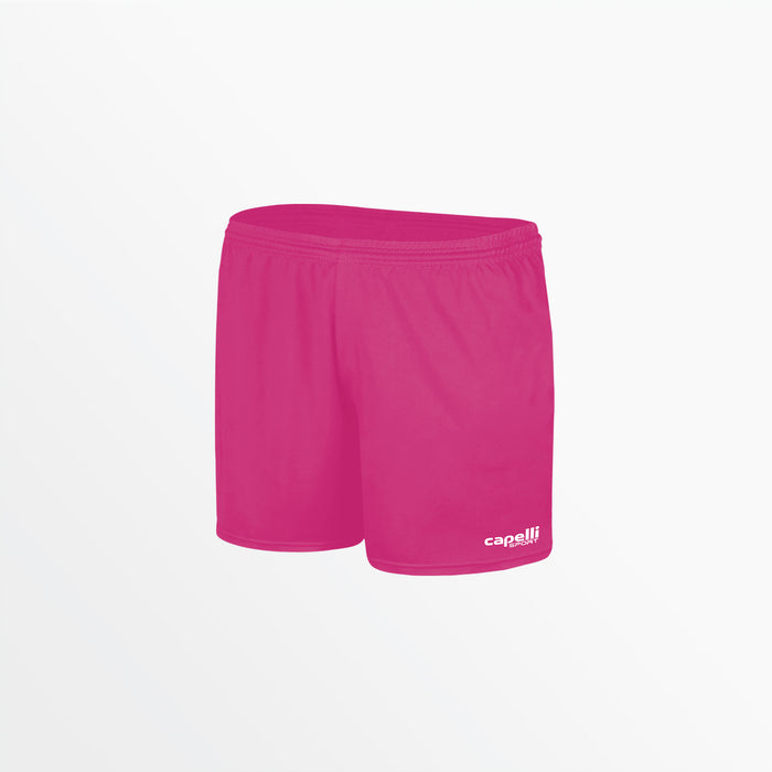 capelli WOMEN'S TEAM MATCH SHORTS 3" INSEAM Pink