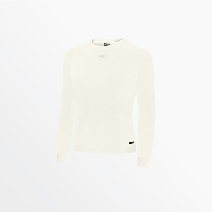 Capelli WOMEN'S TONAL CREW NECK SWEATSHIRT Coconut