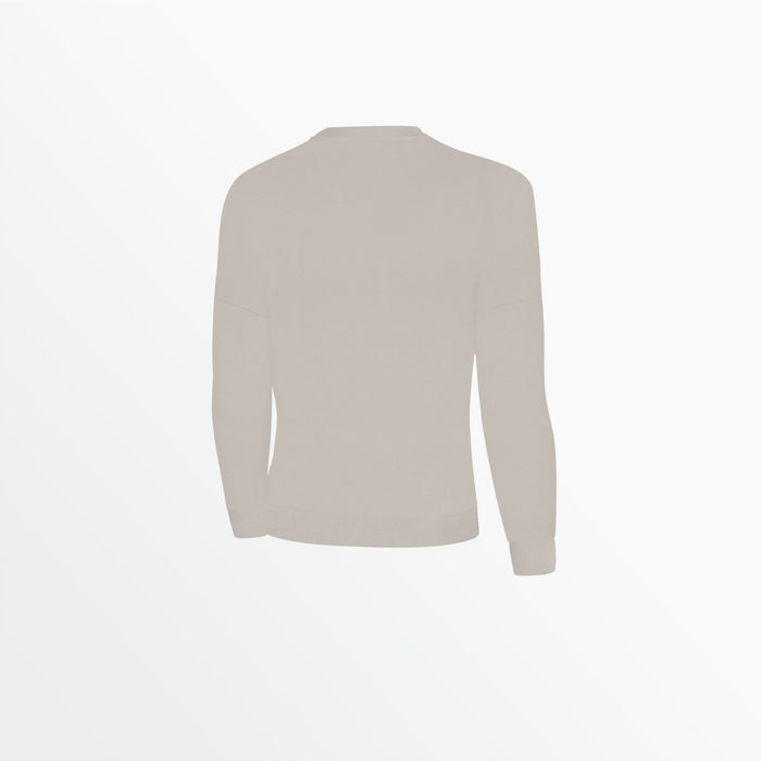 Capelli WOMEN'S TONAL CREW NECK SWEATSHIRT Sand