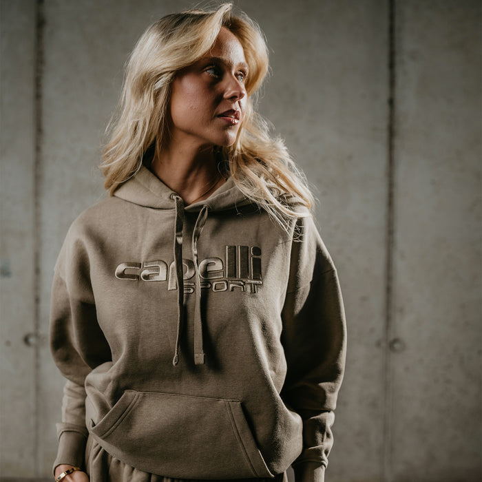 capelli WOMEN'S TONAL PULLOVER HOODIE Desert Brown
