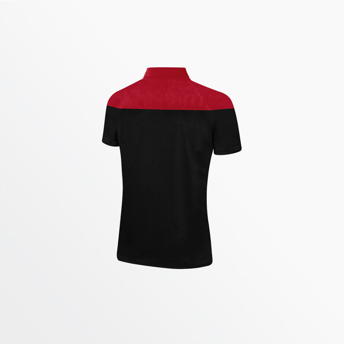 Capelli WOMEN'S TRIBECA POLY POLO Black Red