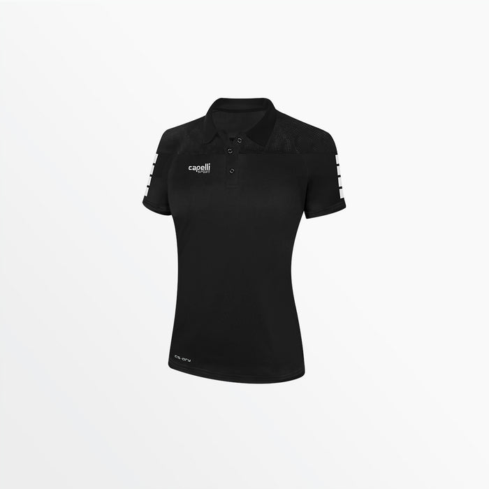 capelli WOMEN'S TRIBECA POLY POLO Black