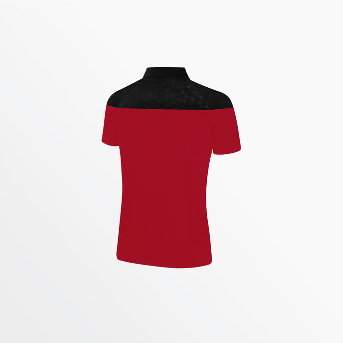 Capelli WOMEN'S TRIBECA POLY POLO Red Black