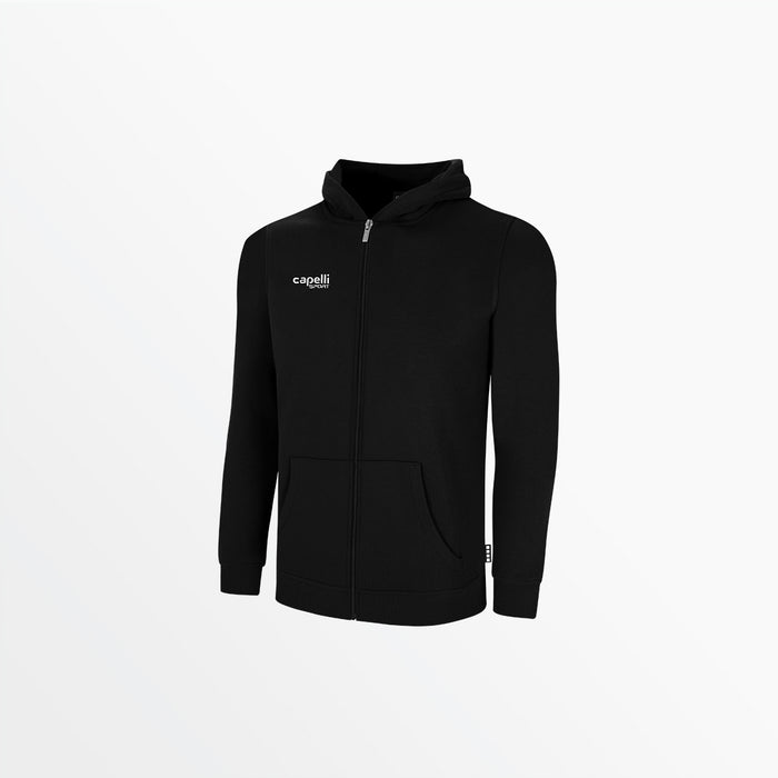 capelli YOUTH BASICS FLEECE ZIP UP HOODIE Black