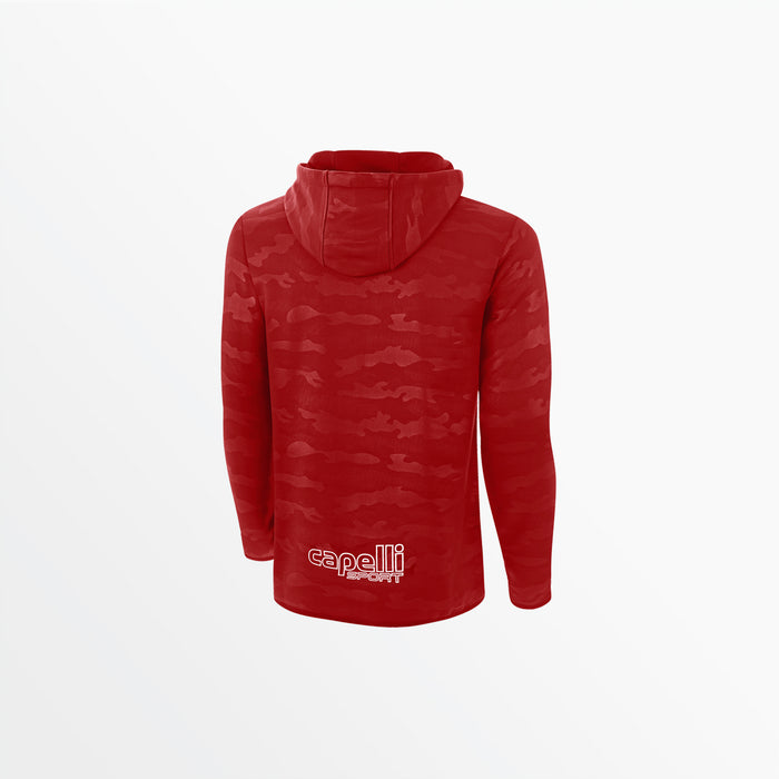 Capelli YOUTH BASICS I CAMO EMBOSSED HOODIE Red