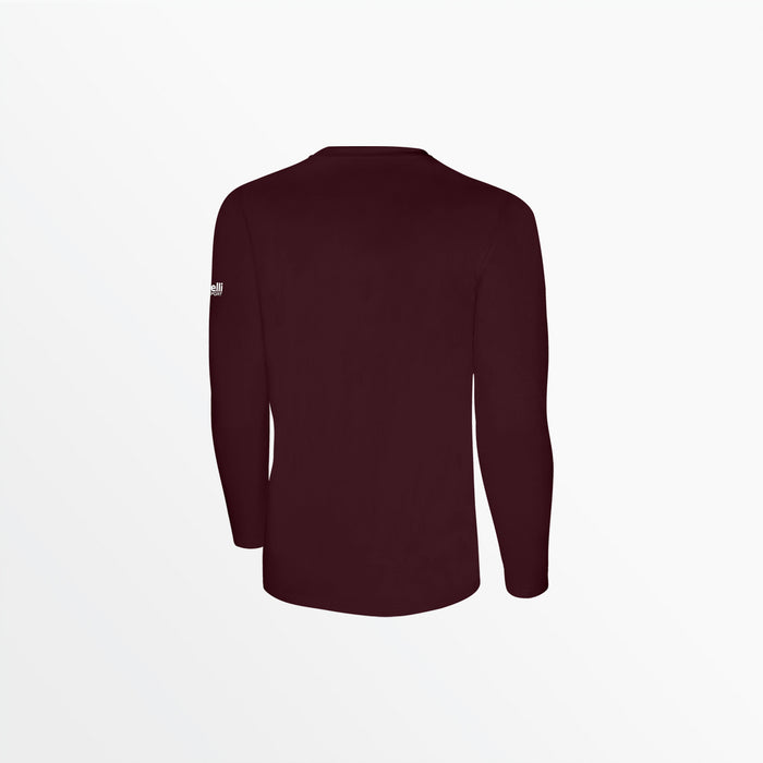 Capelli YOUTH BASICS LONG SLEEVE COTTON TEE Maroon