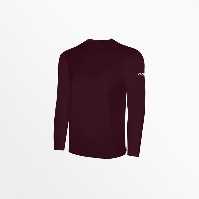 capelli YOUTH BASICS LONG SLEEVE COTTON TEE Maroon