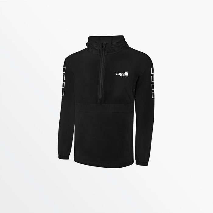 capelli YOUTH CLASSIC PACKABLE WINDBREAKER Black