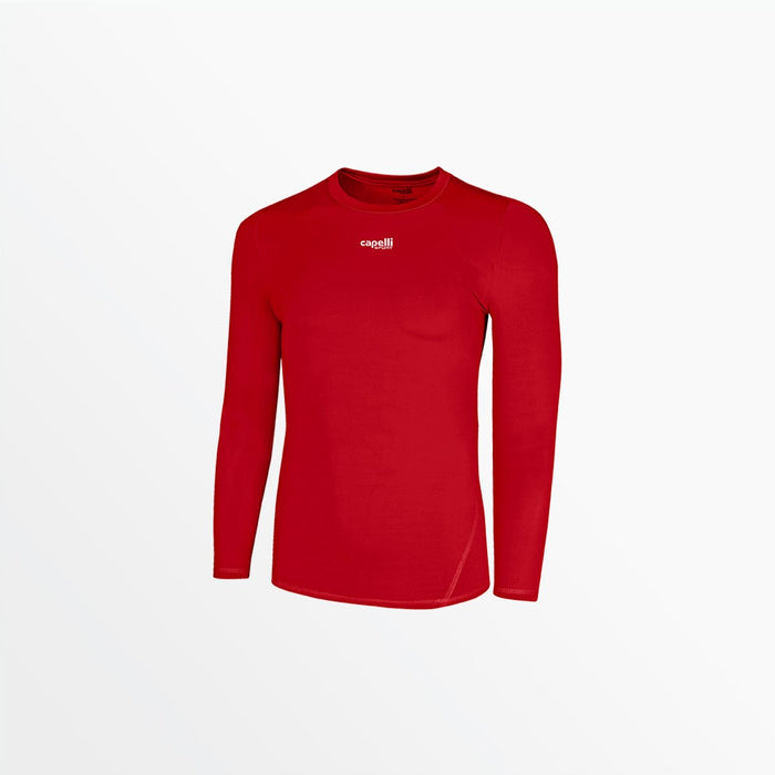 capelli YOUTH LONG SLEEVE PERFORMANCE TOP Red