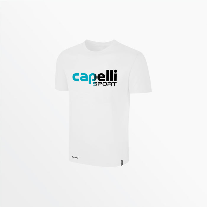 capelli YOUTH OMBRE LOGO TEE White Turquoise