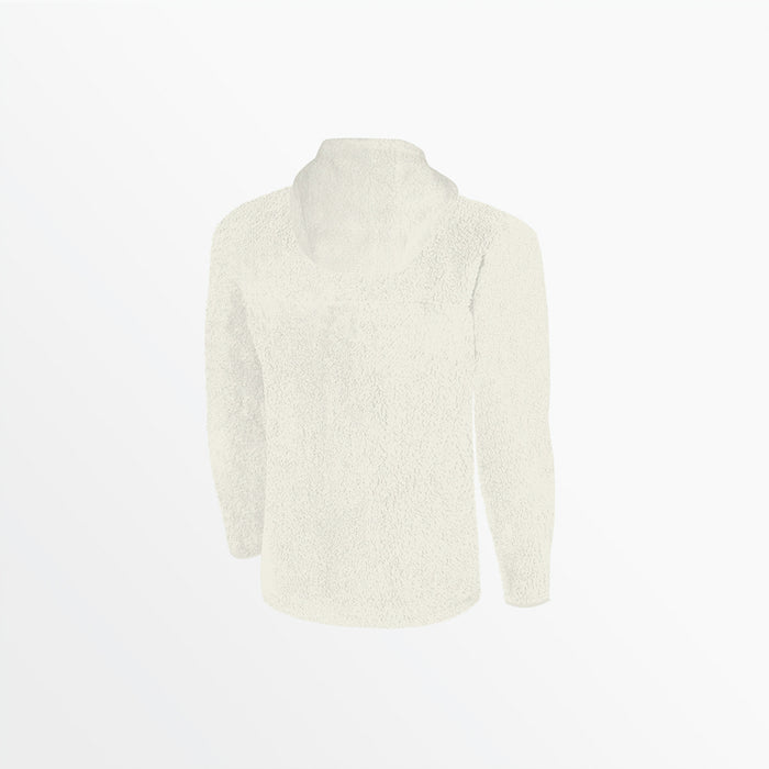 Capelli YOUTH QUARTER ZIP SHERPA HOODIE Coconut