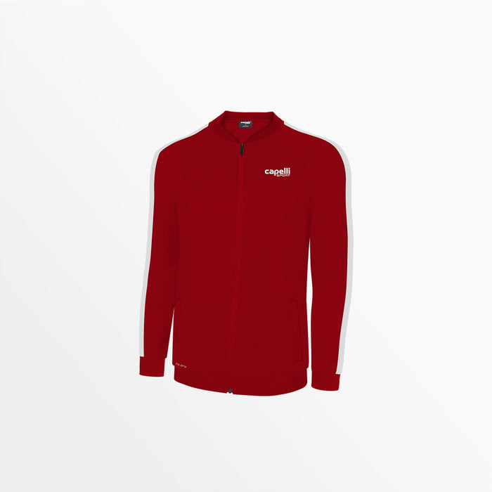 capelli YOUTH'S BASICS ⅠⅠ BLOCK TRACK JACKET Red