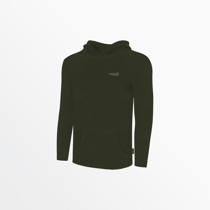 capelli YOUTH SHERPA PULLOVER HOODIE Dark Green