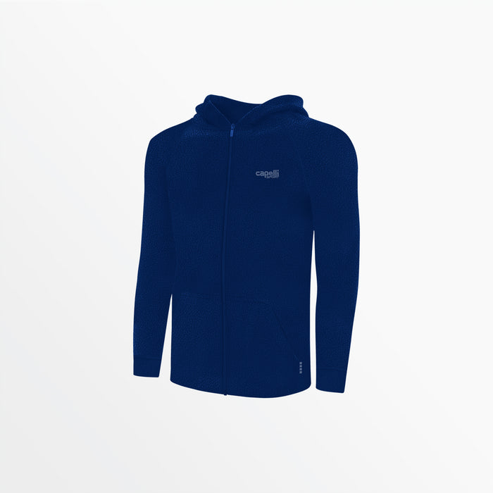 capelli YOUTH SHERPA ZIP UP HOODIE Navy