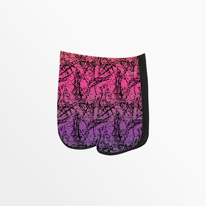 Capelli GIRL'S DISTRESSED OMBRE RUNNING SHORTS Neon Pink