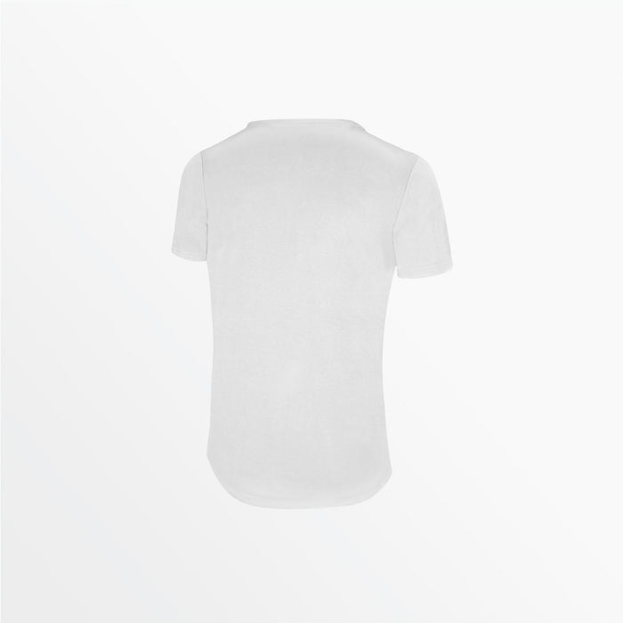 Capelli GIRL'S OMBRE LOGO TEE White Royal Blue Turquoise